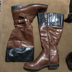 Barely worn Nine West knee high riding boots